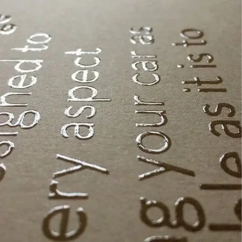Gloss Coating finish