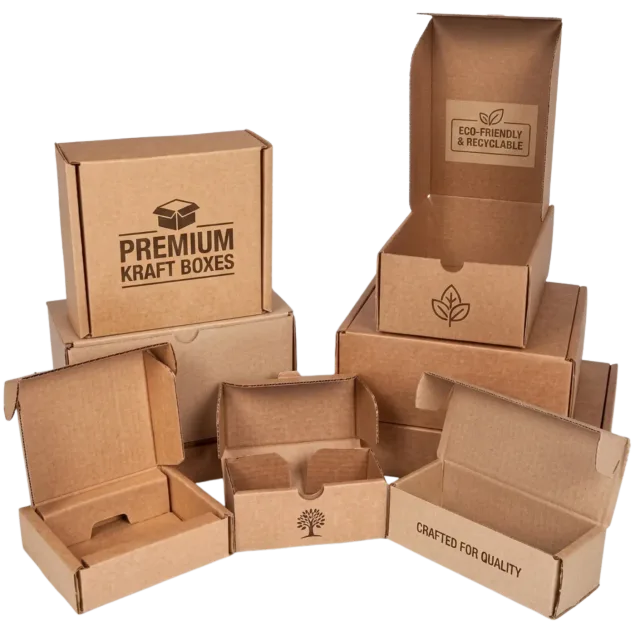 Kraft Paper sleeve and tray boxes