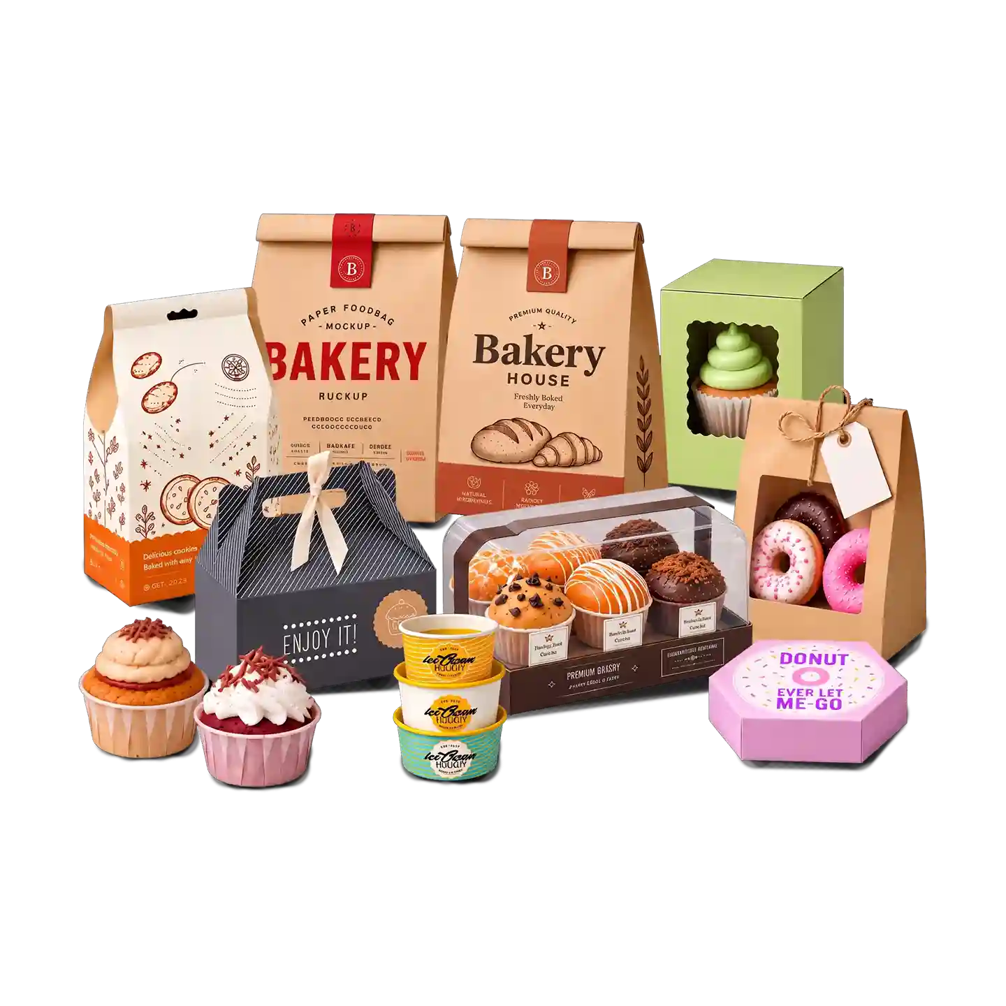Custom bakery packaging boxes from Horizons Packaging β cake, cupcake, and pastry boxes