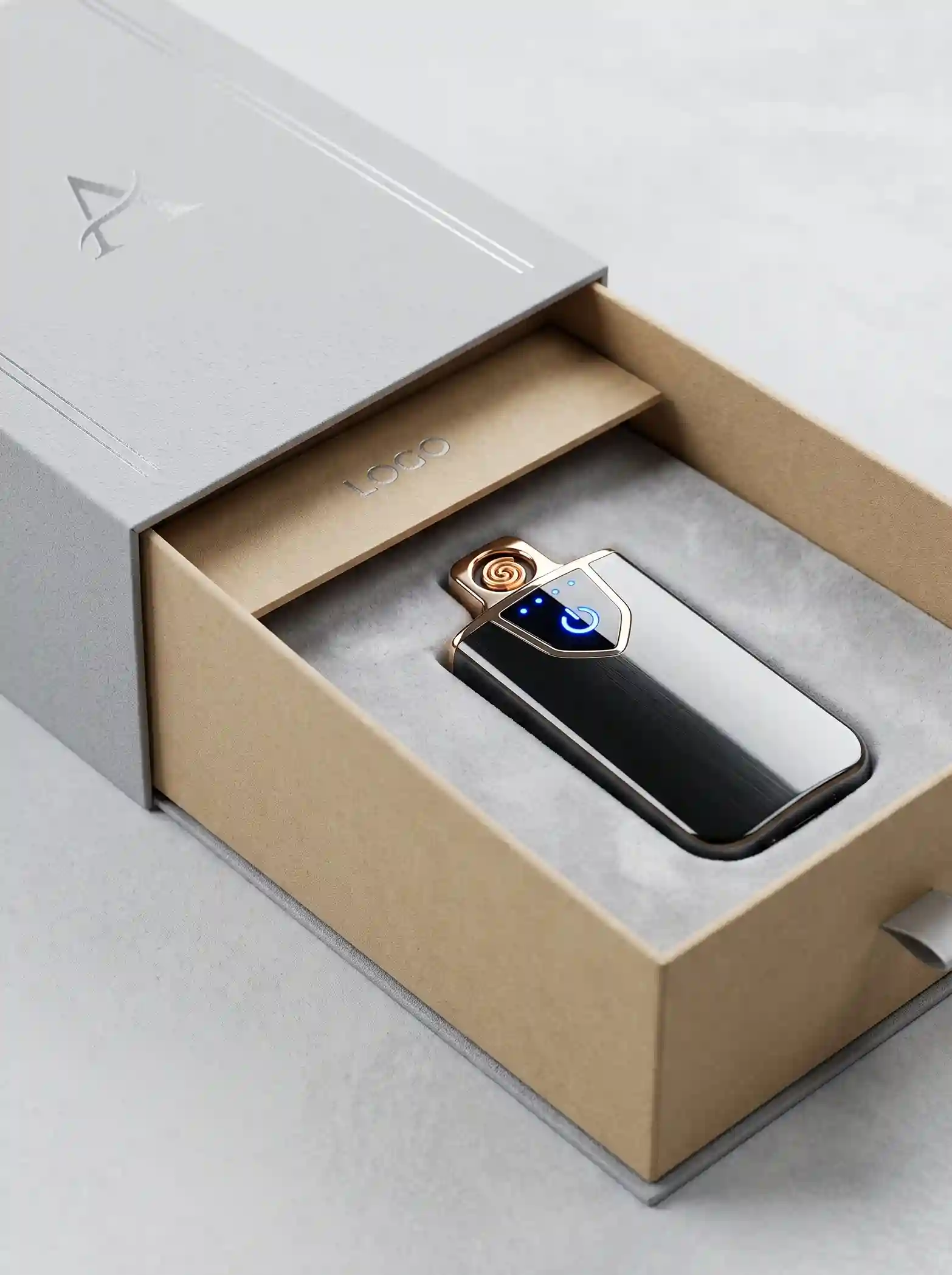 Custom custom lighter box from Horizons Packaging