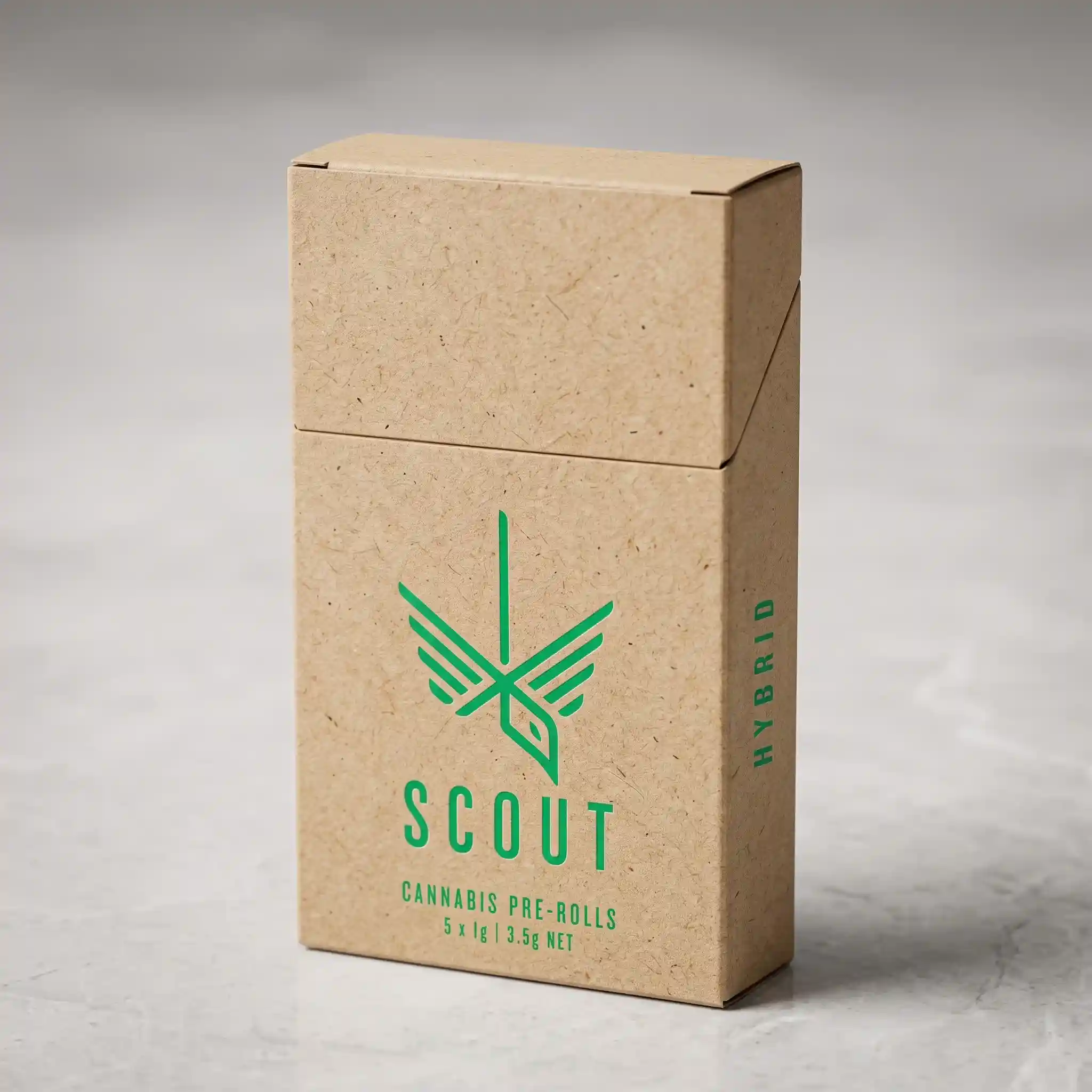 Custom kraft pre roll box from Horizons Packaging