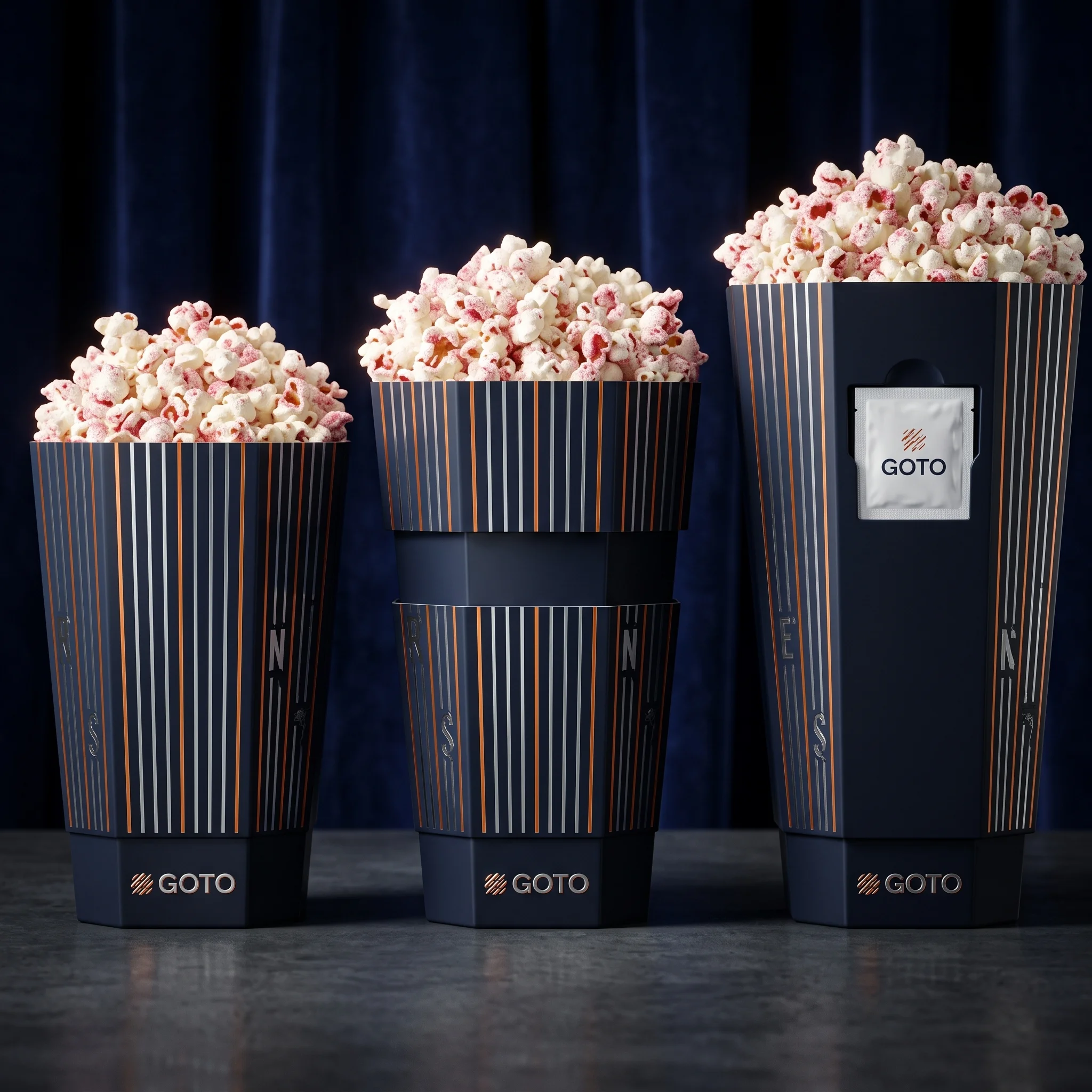 Custom popcorn box from Horizons Packaging
