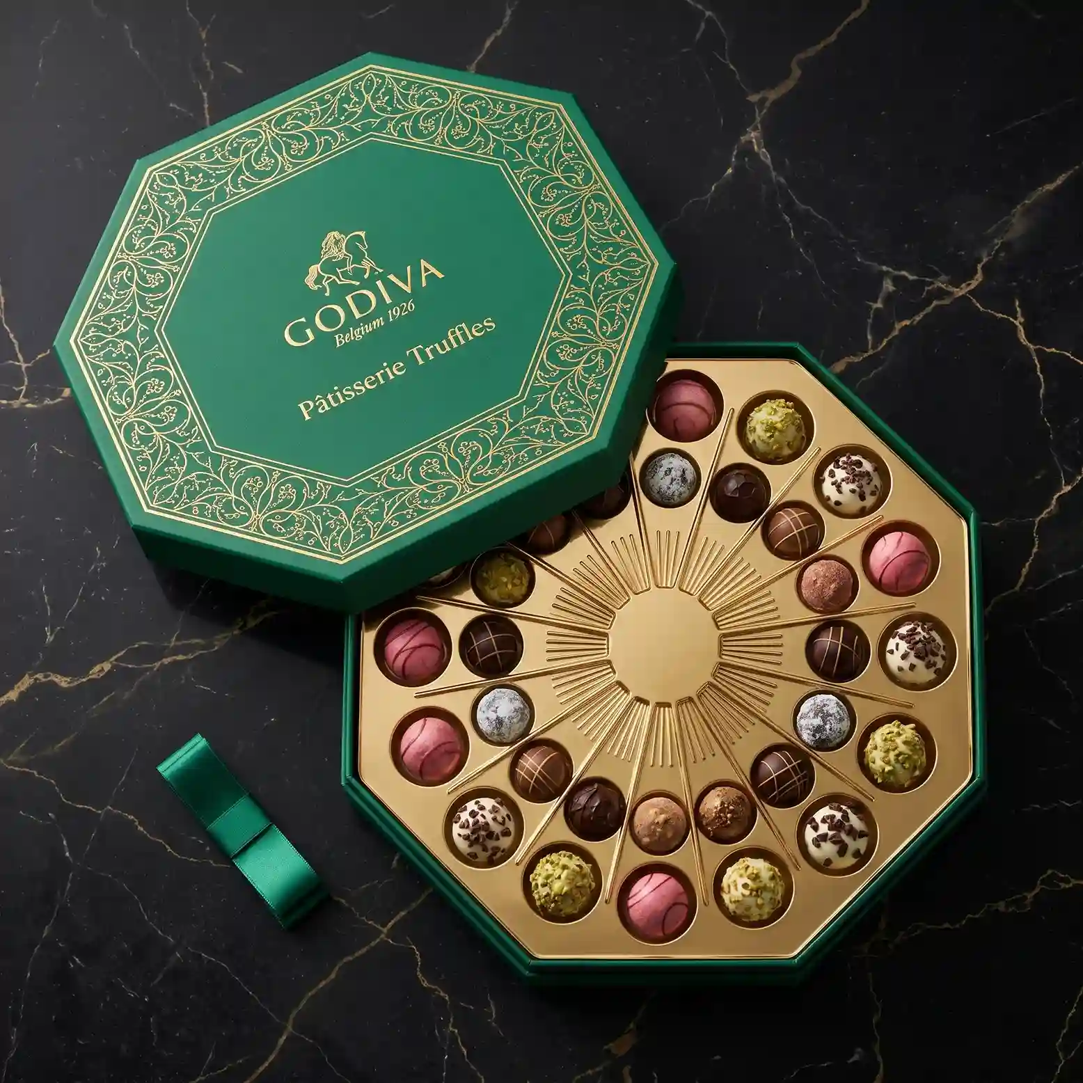 Custom truffle box from Horizons Packaging