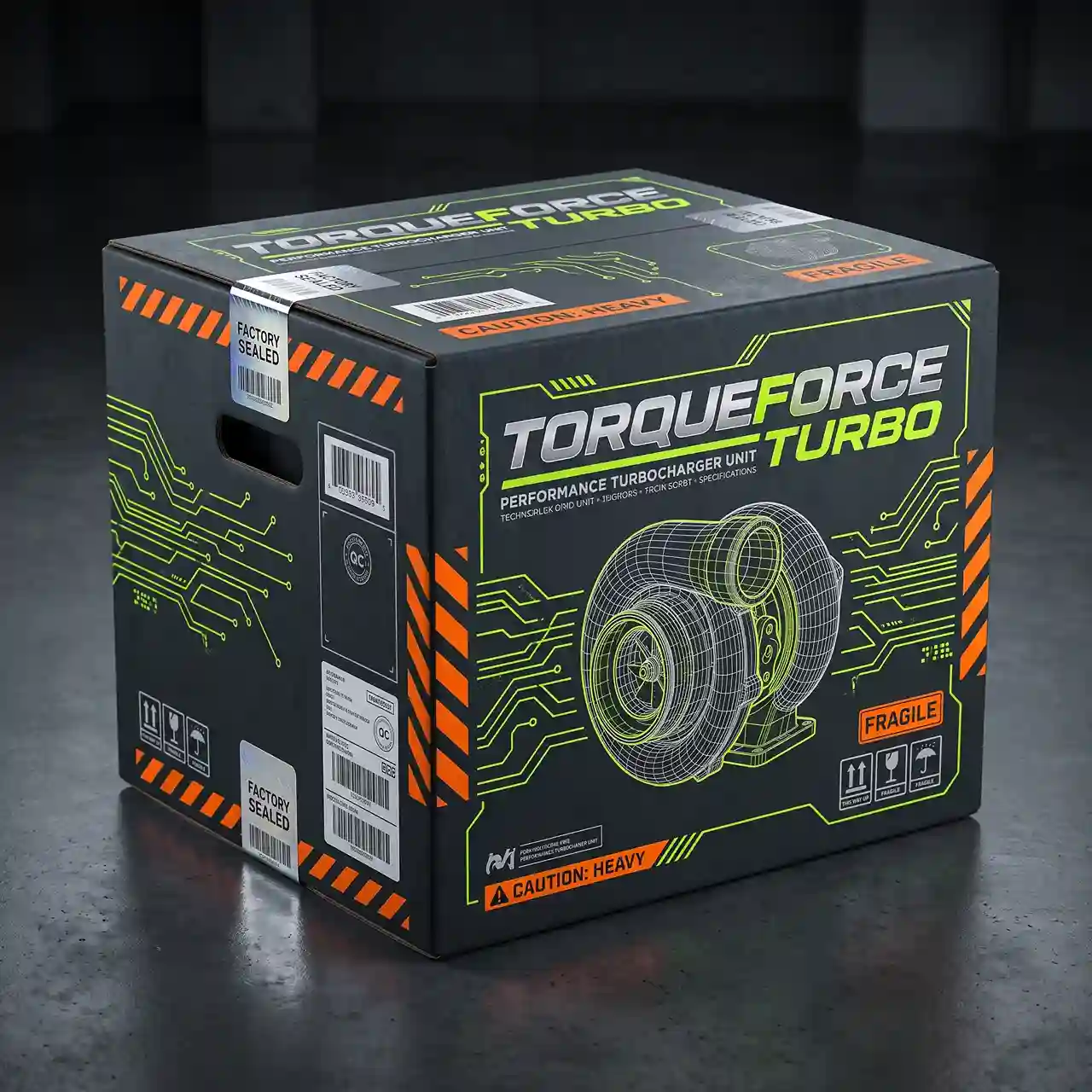 Custom car parts package from Horizons Packaging