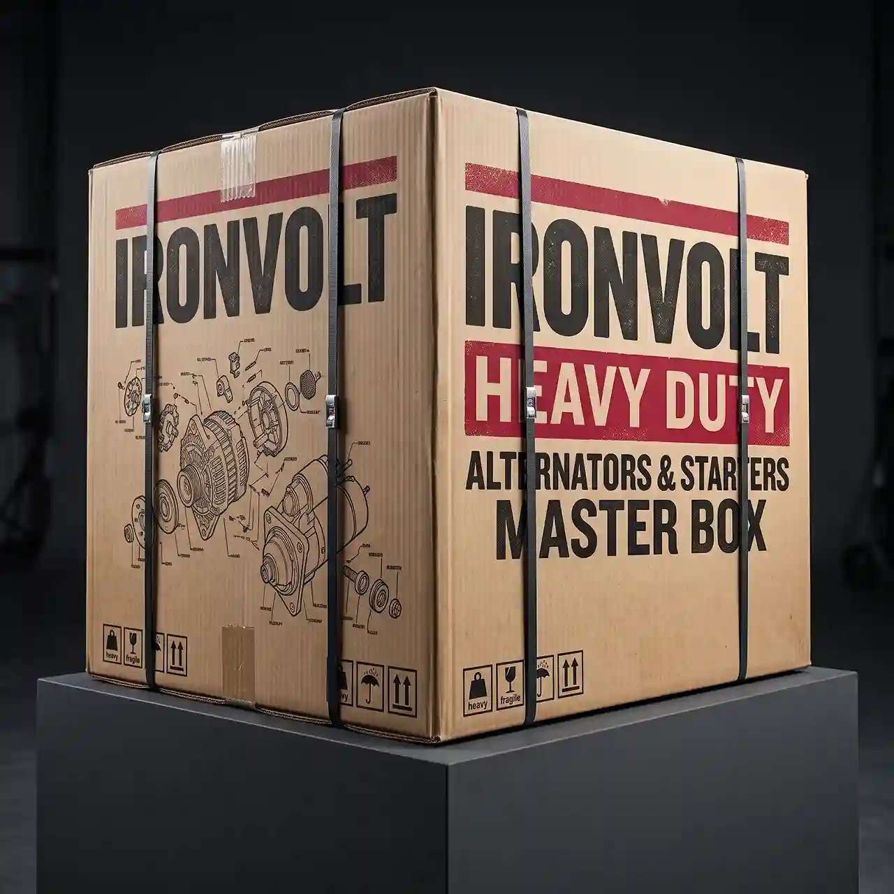 Custom car parts package from Horizons Packaging
