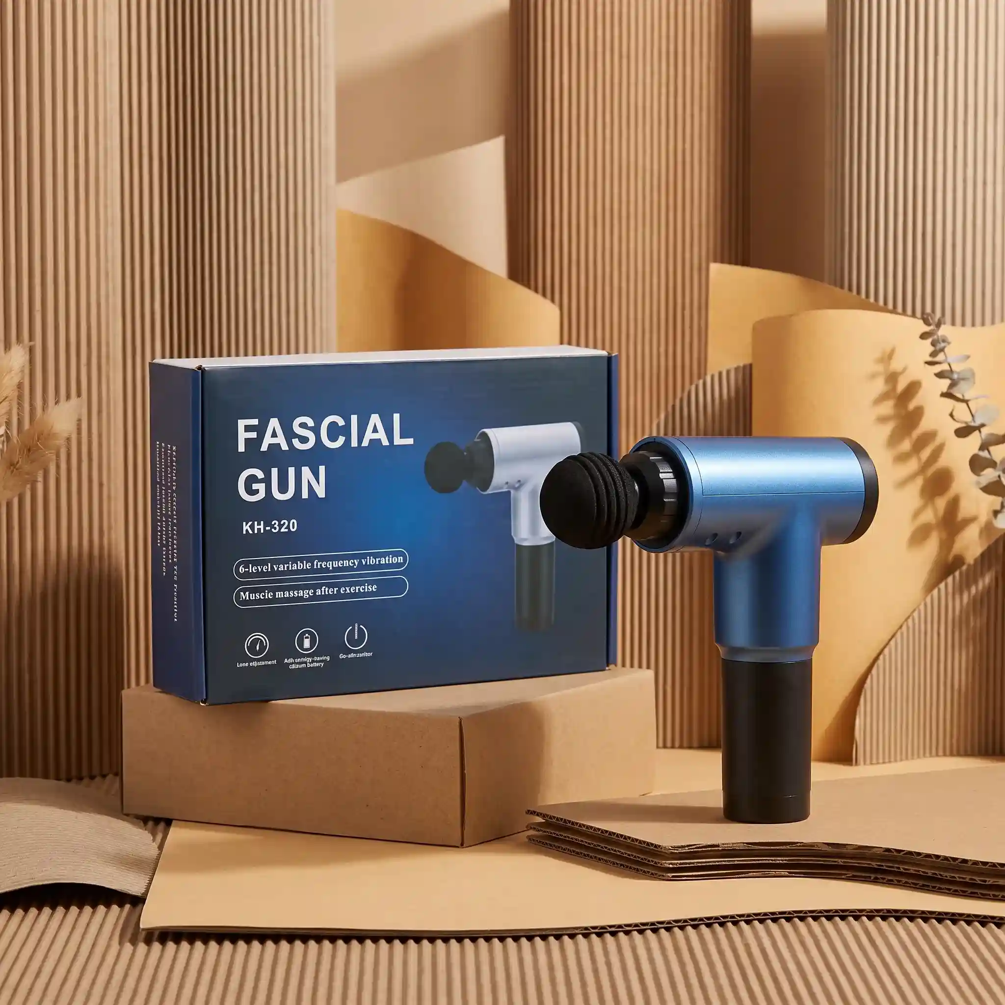 Custom massage gun box from Horizons Packaging