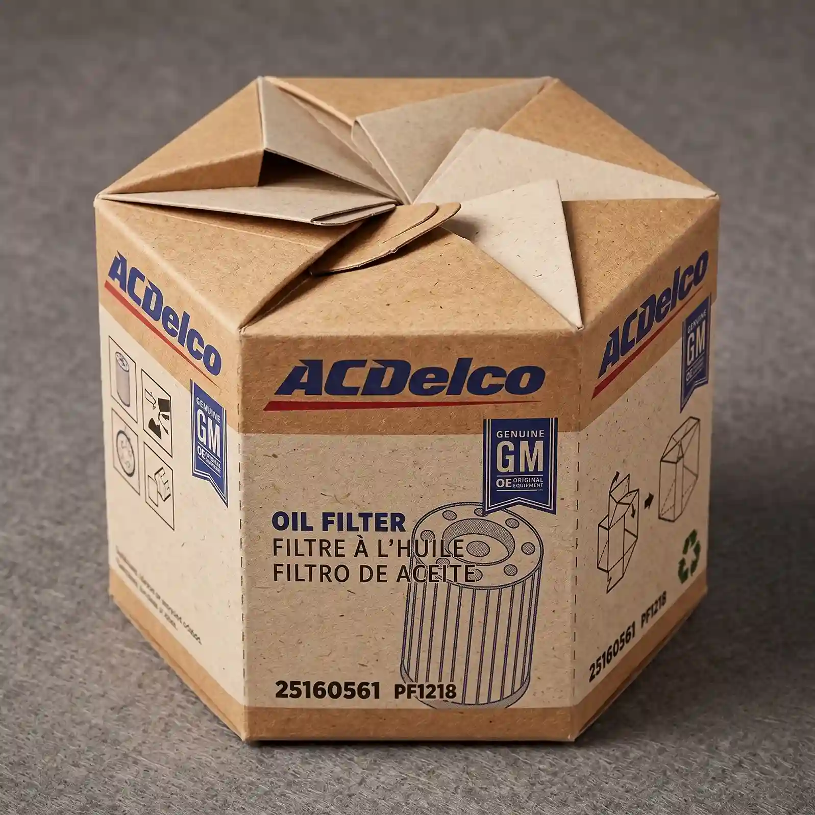 Custom oil filter box from Horizons Packaging