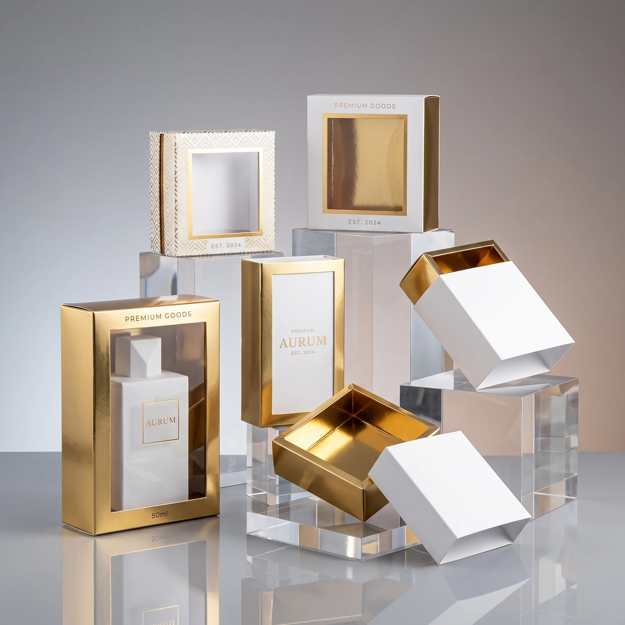 Gold Foil Boxes