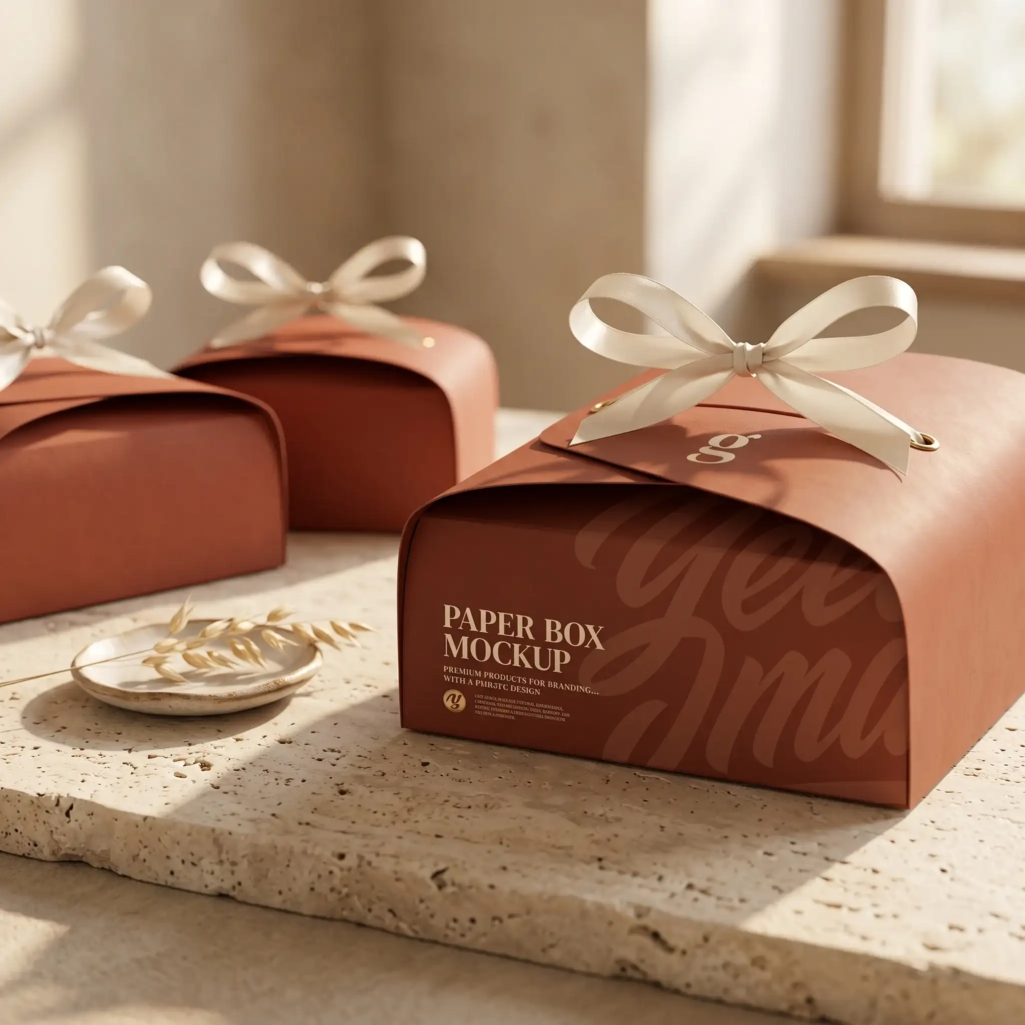 Custom retail box with handle from Horizons Packaging
