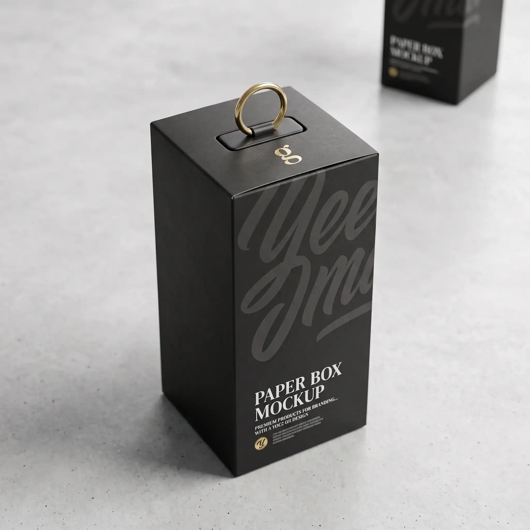 Custom retail box with handle from Horizons Packaging