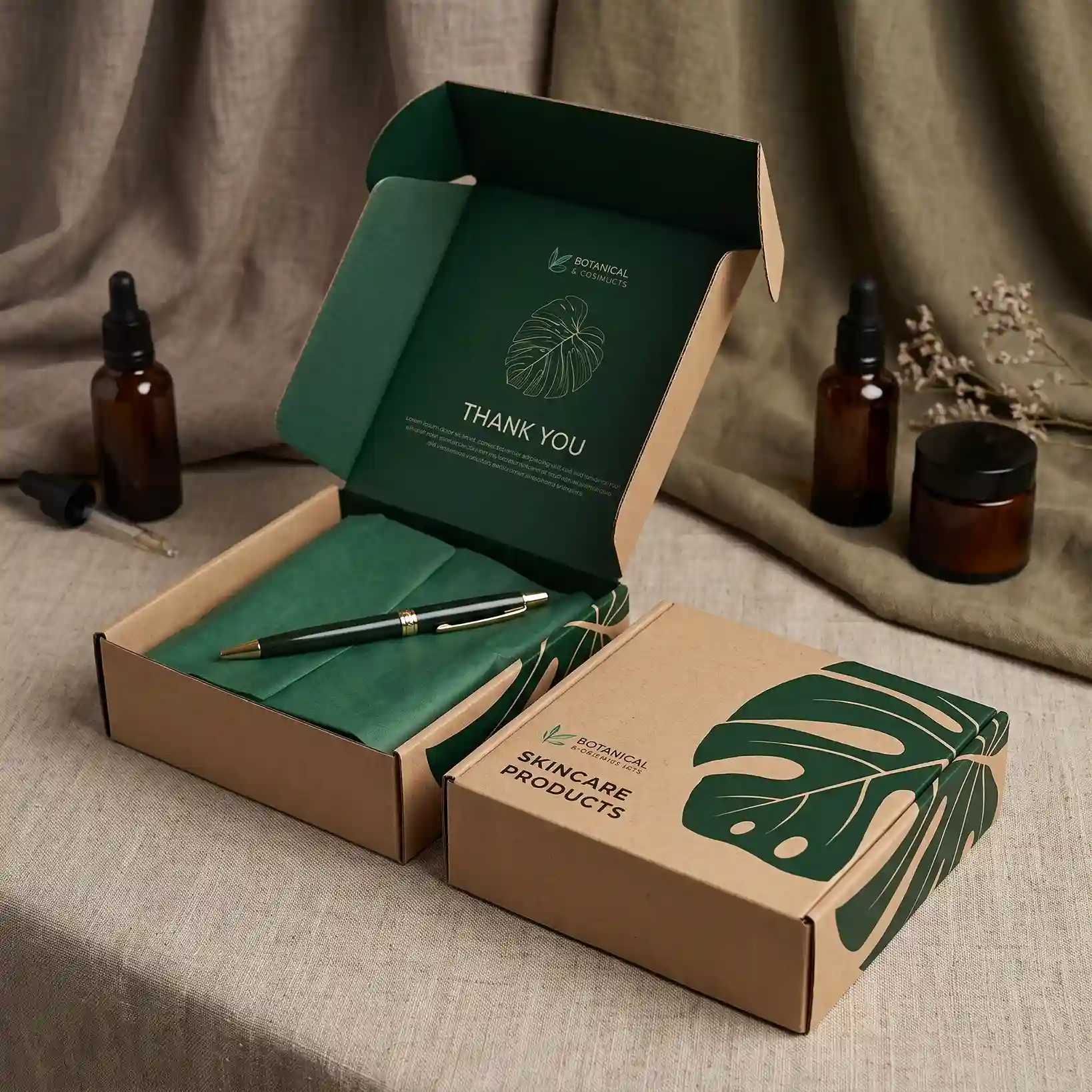 Custom custom printed shipping box from Horizons Packaging