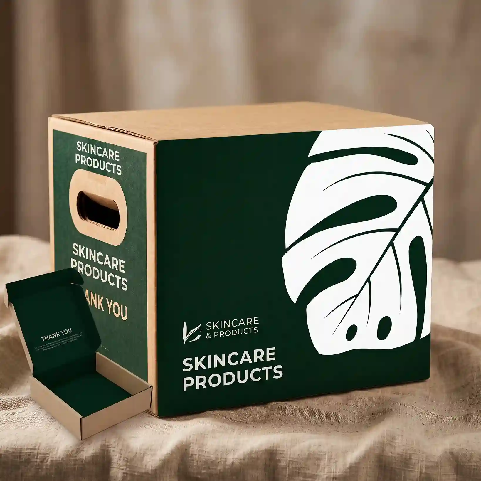 Custom custom printed shipping box from Horizons Packaging