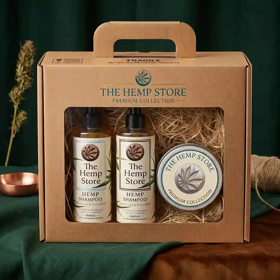 Custom hemp shipping box from Horizons Packaging