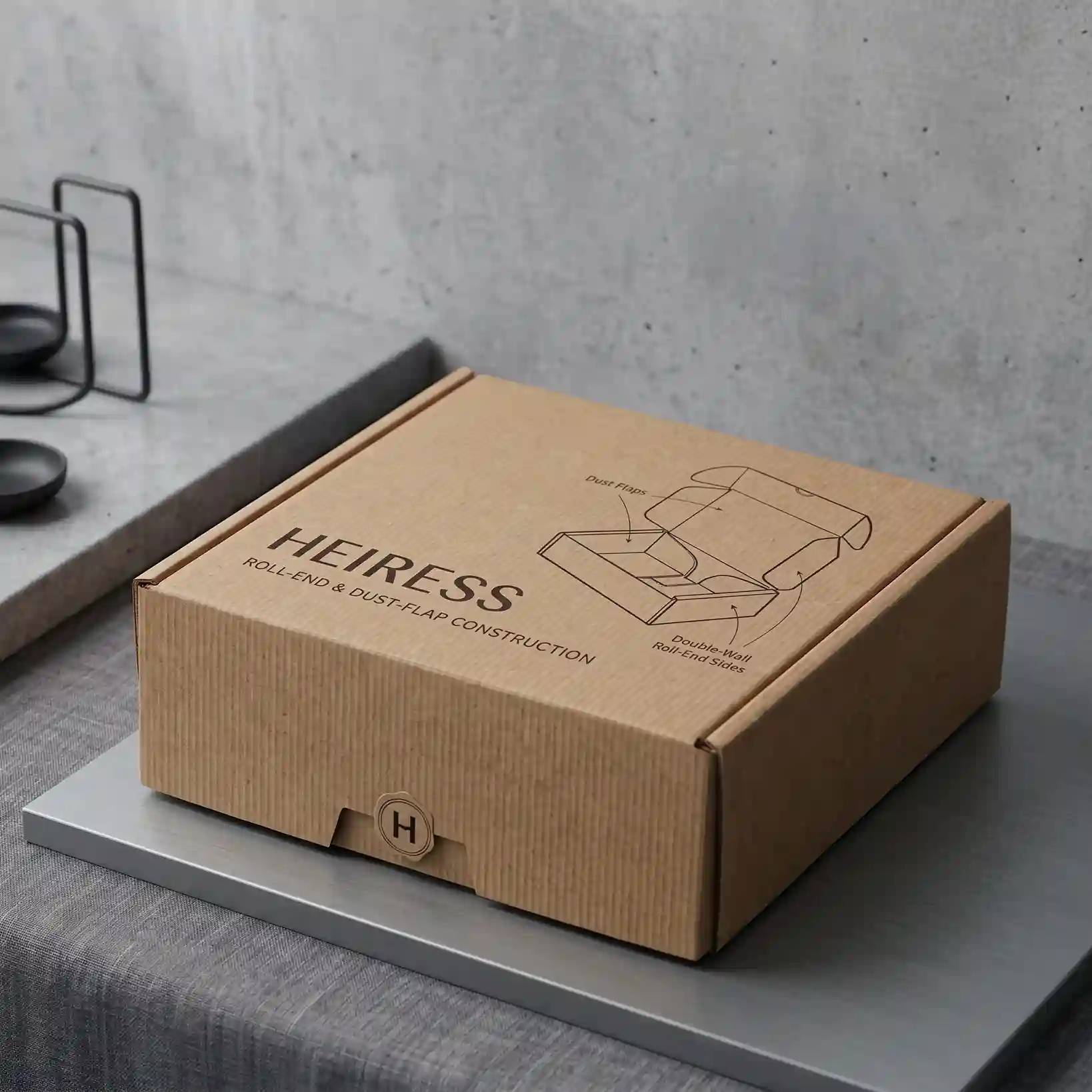 Custom luxury shipping box from Horizons Packaging