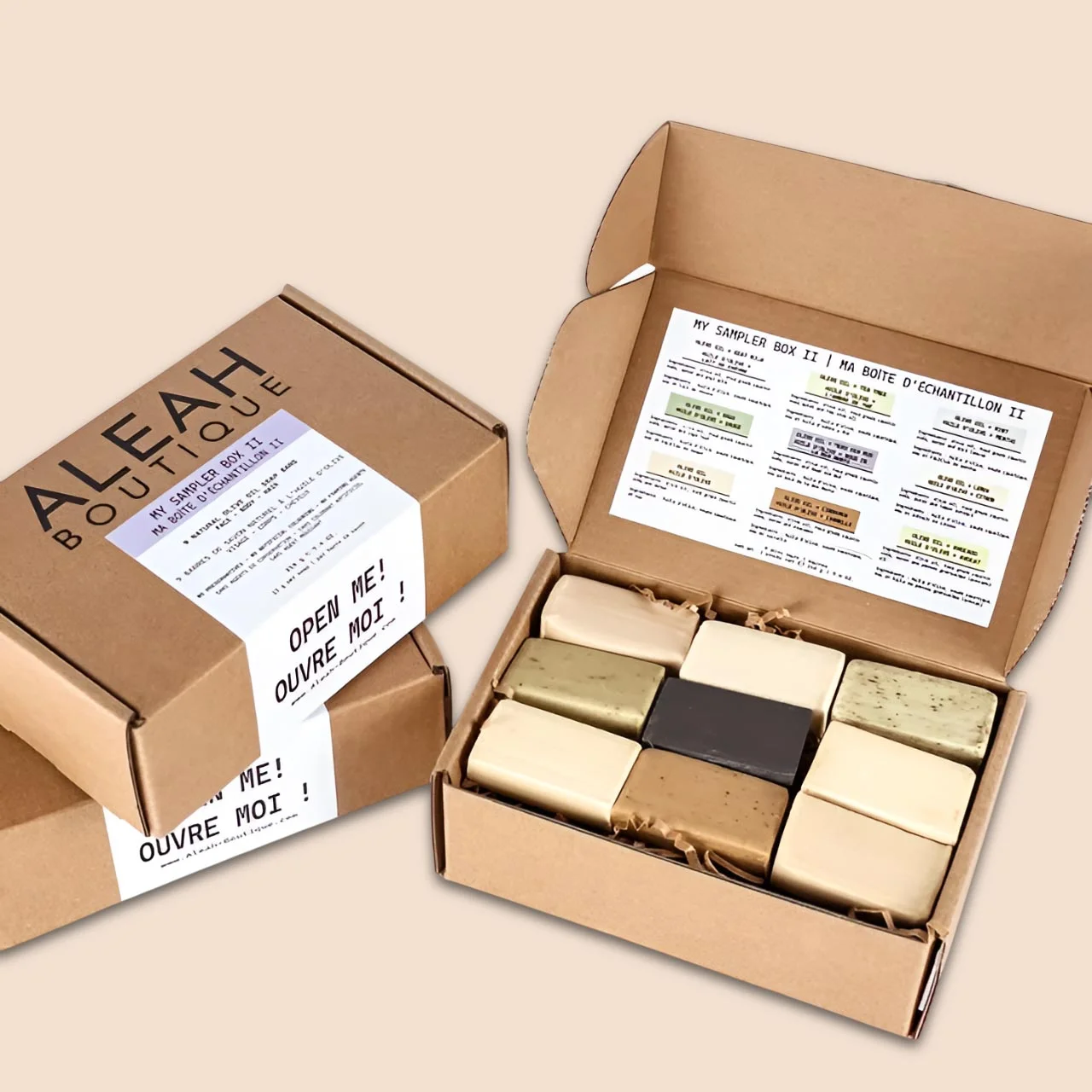 Custom kraft soap box from Horizons Packaging
