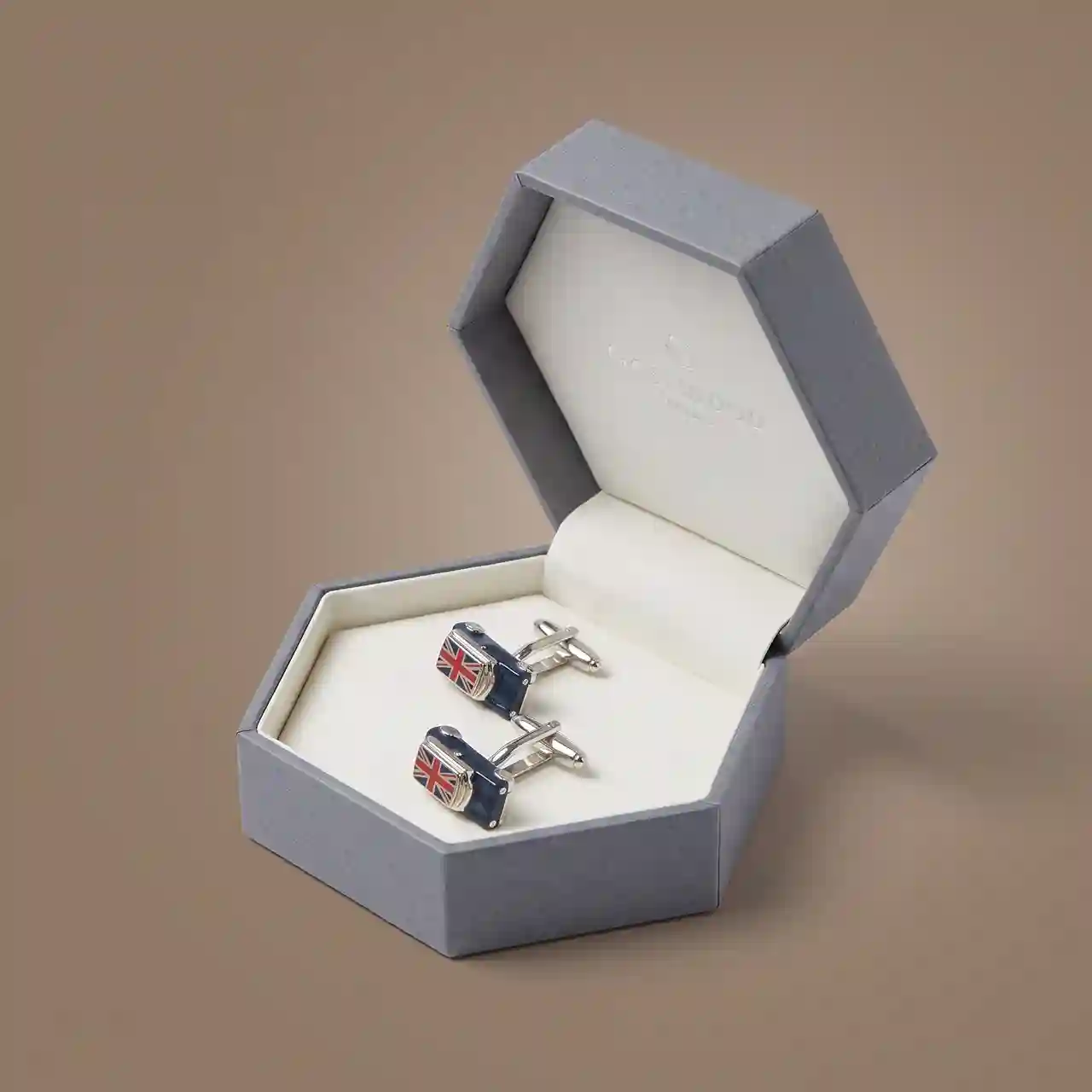 Custom cufflinks box from Horizons Packaging