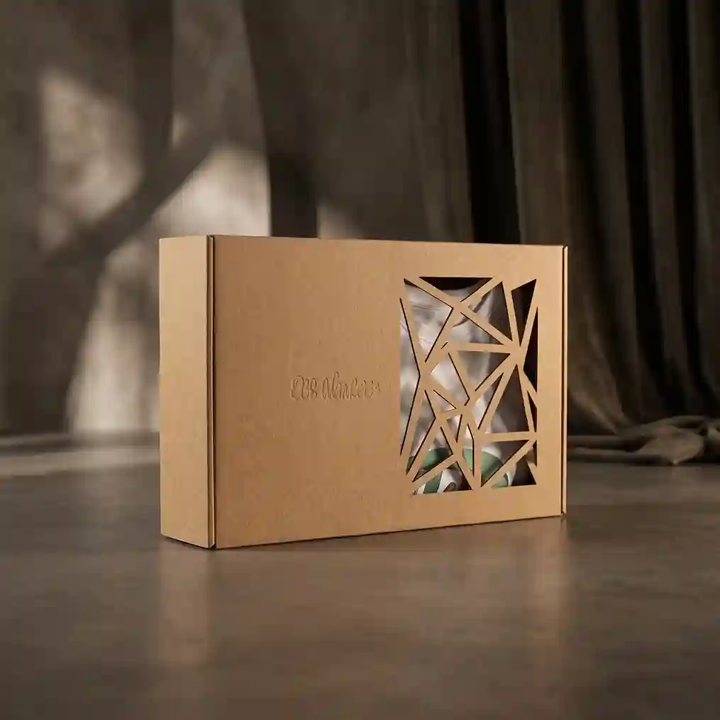 Custom t-shirt box from Horizons Packaging