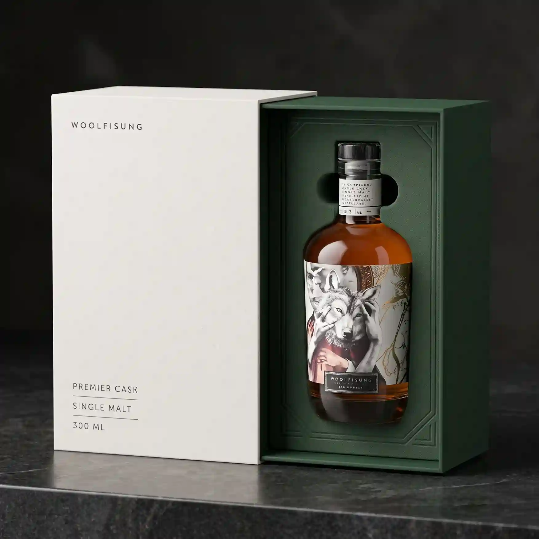 Custom 300 ml bottle box from Horizons Packaging