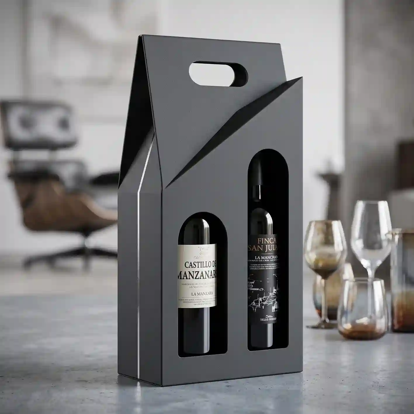 Custom bottle bag from Horizons Packaging
