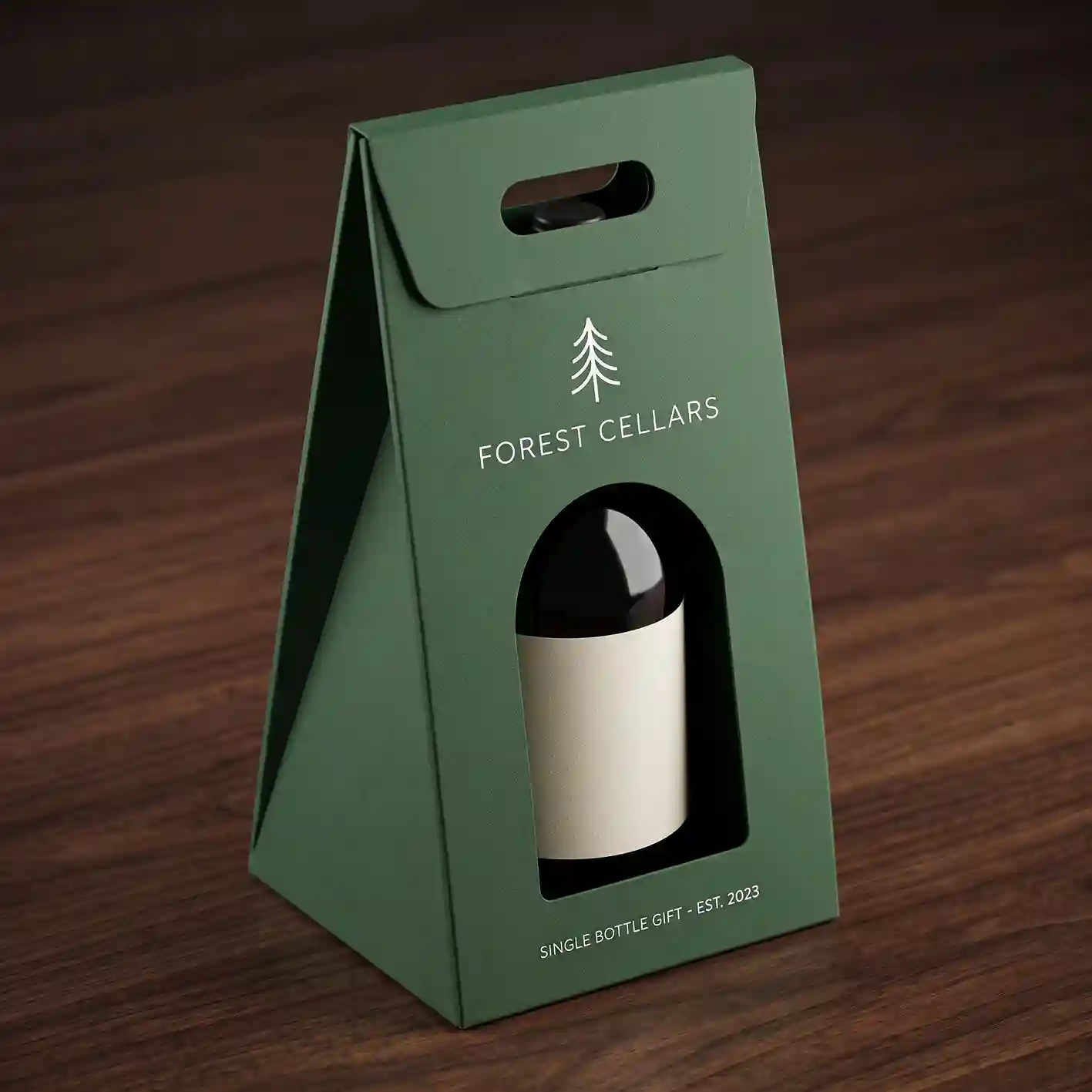 Custom bottle bag from Horizons Packaging