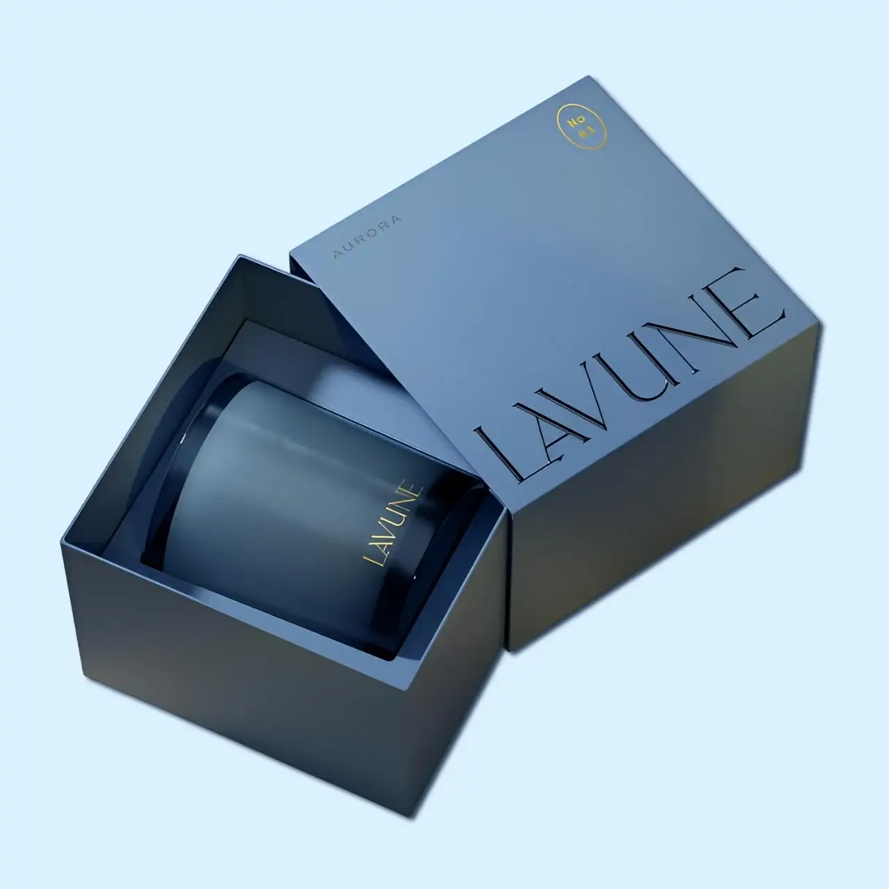 Custom candle gift box from Horizons Packaging — gift-ready candle packaging