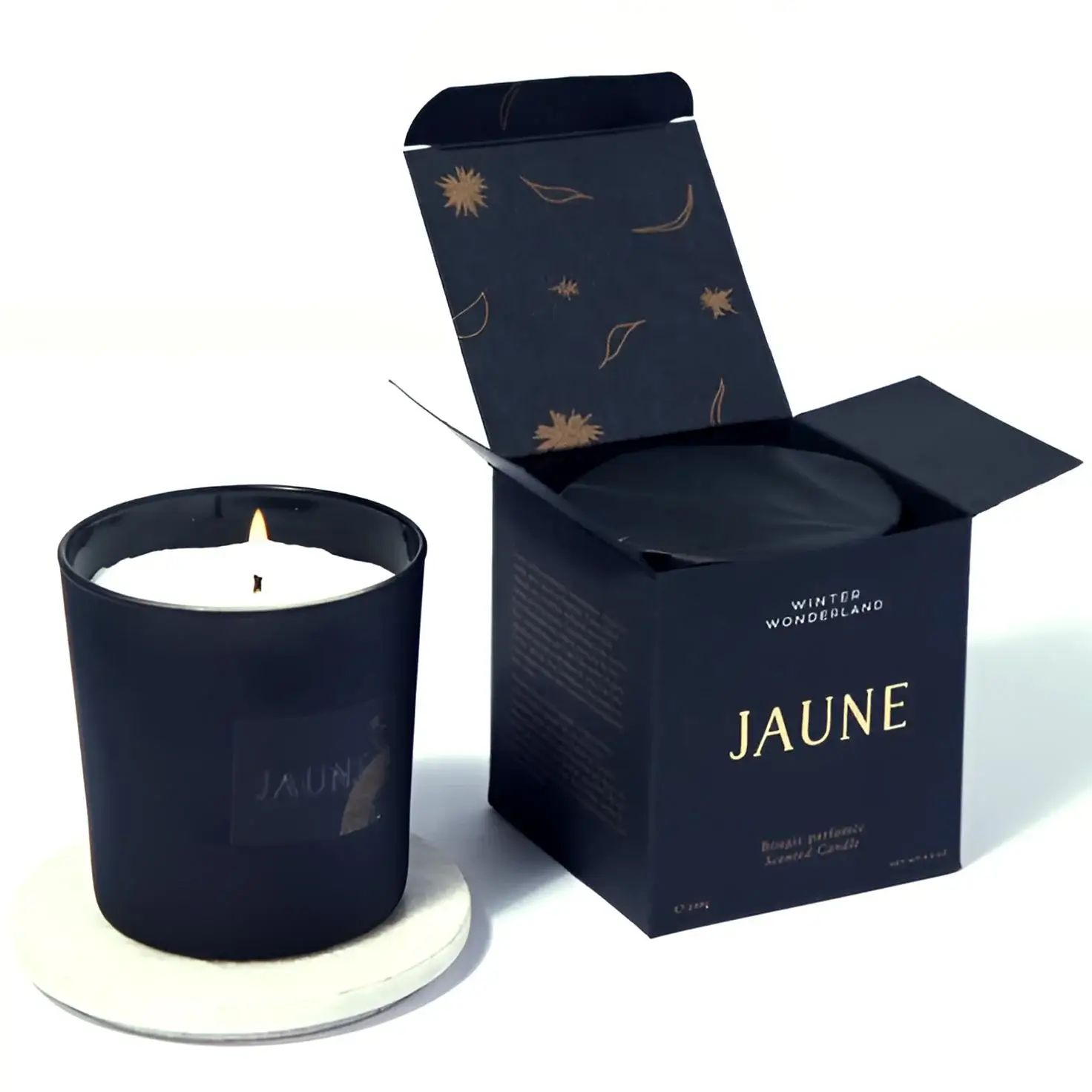 Custom cardboard candle box from Horizons Packaging β lightweight, cost-effective packaging