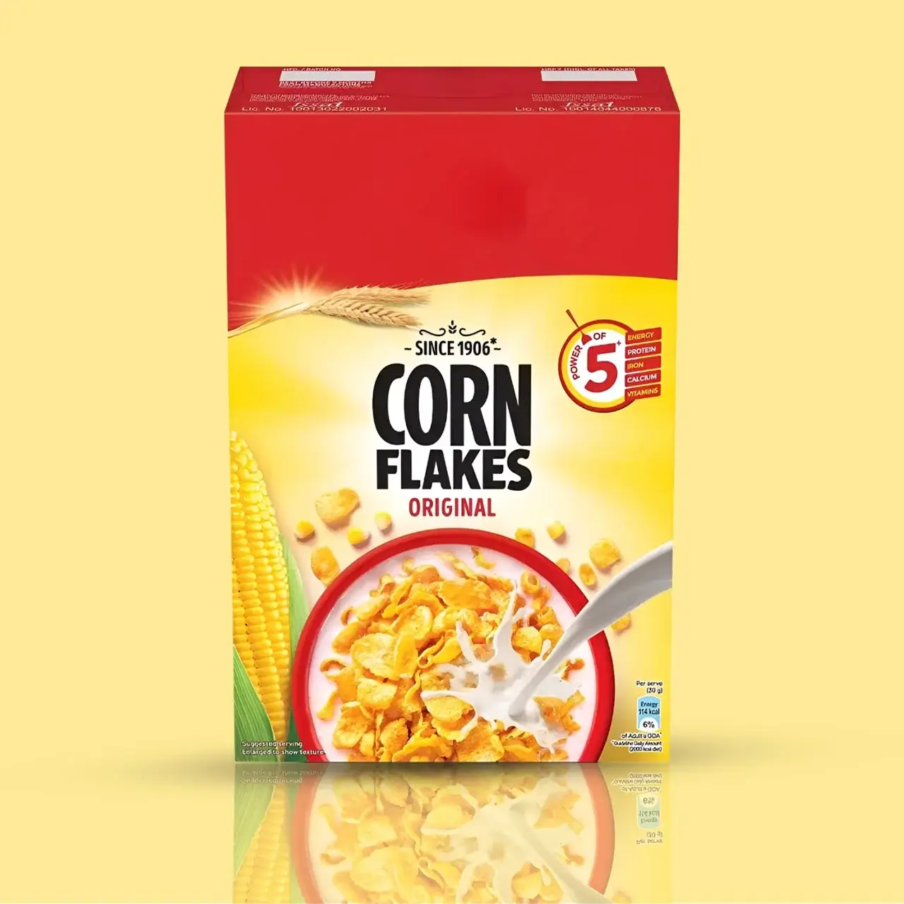 Custom corn flakes box from Horizons Packaging