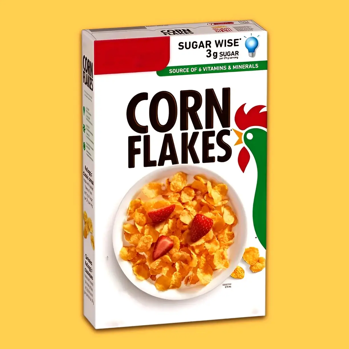 Custom corn flakes box from Horizons Packaging