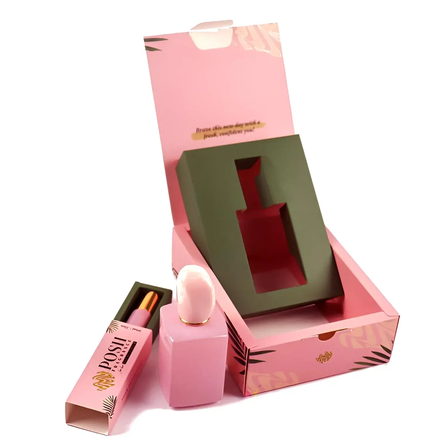 Custom cosmetics box from Horizons Packaging — build-from-scratch beauty packaging