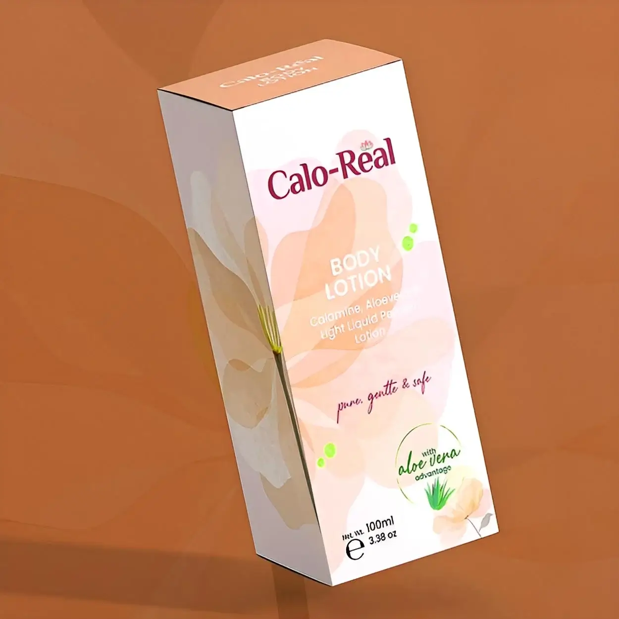 Custom lotion box from Horizons Packaging — body care bottle packaging