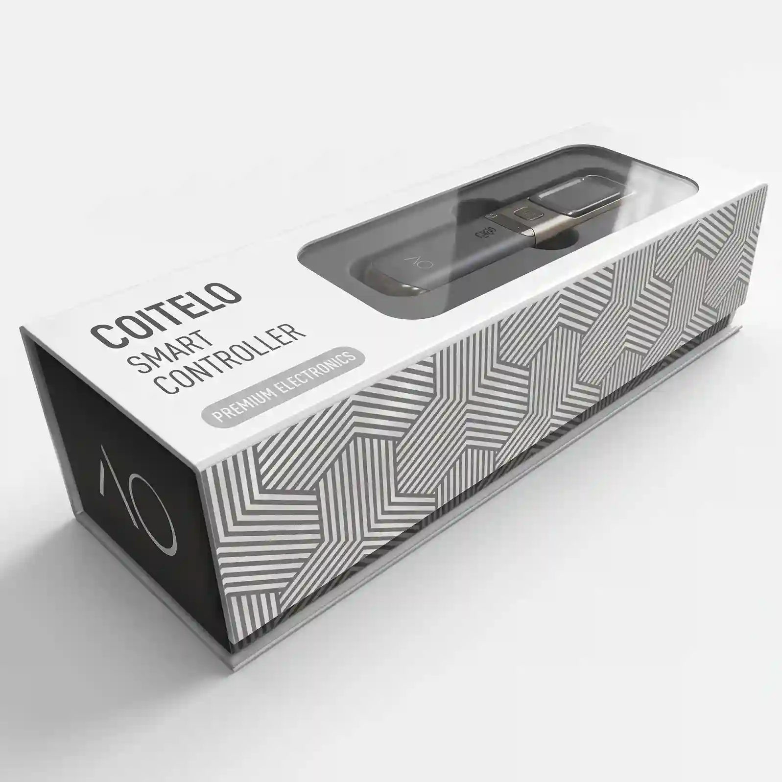 Custom electric toothbrush box from Horizons Packaging