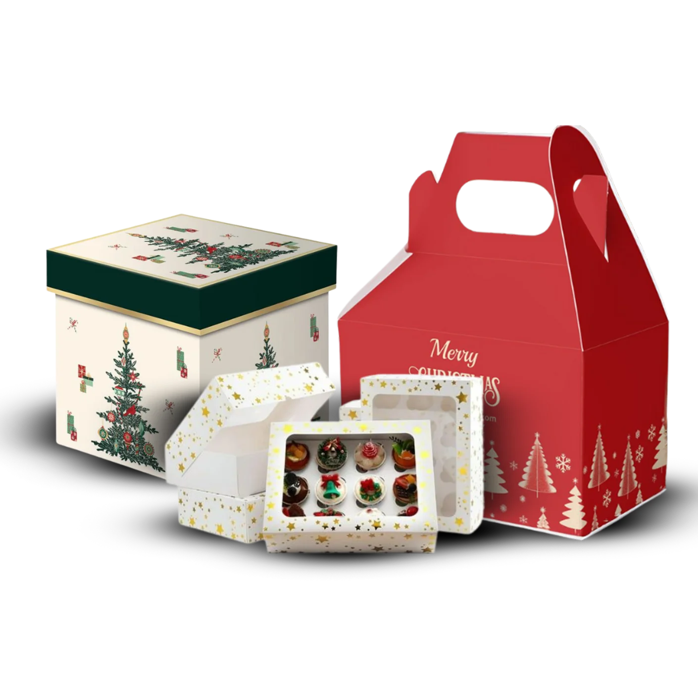 Custom gift packaging boxes from Horizons Packaging β luxury, round, and transparent gift boxes