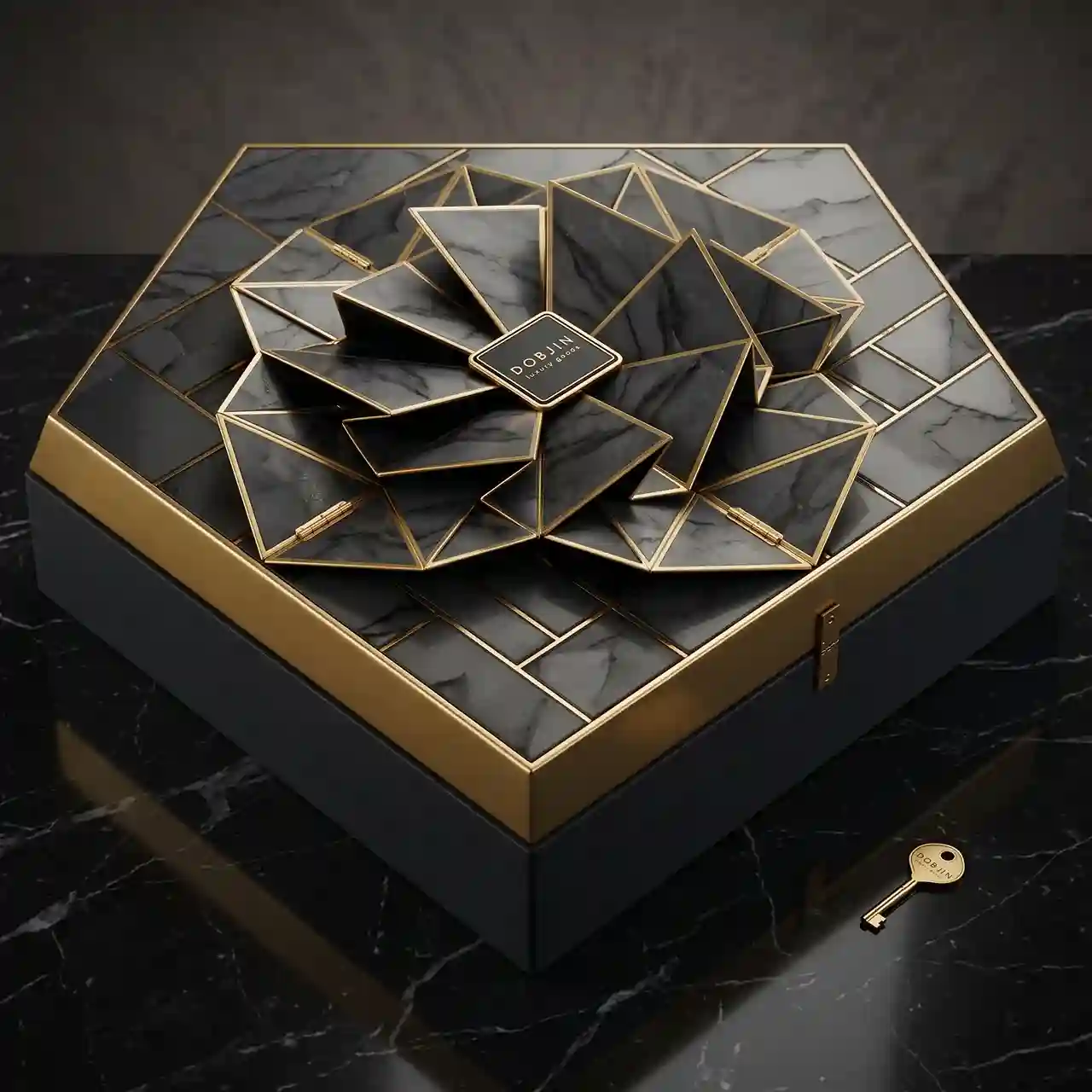 Custom gift box with lid from Horizons Packaging