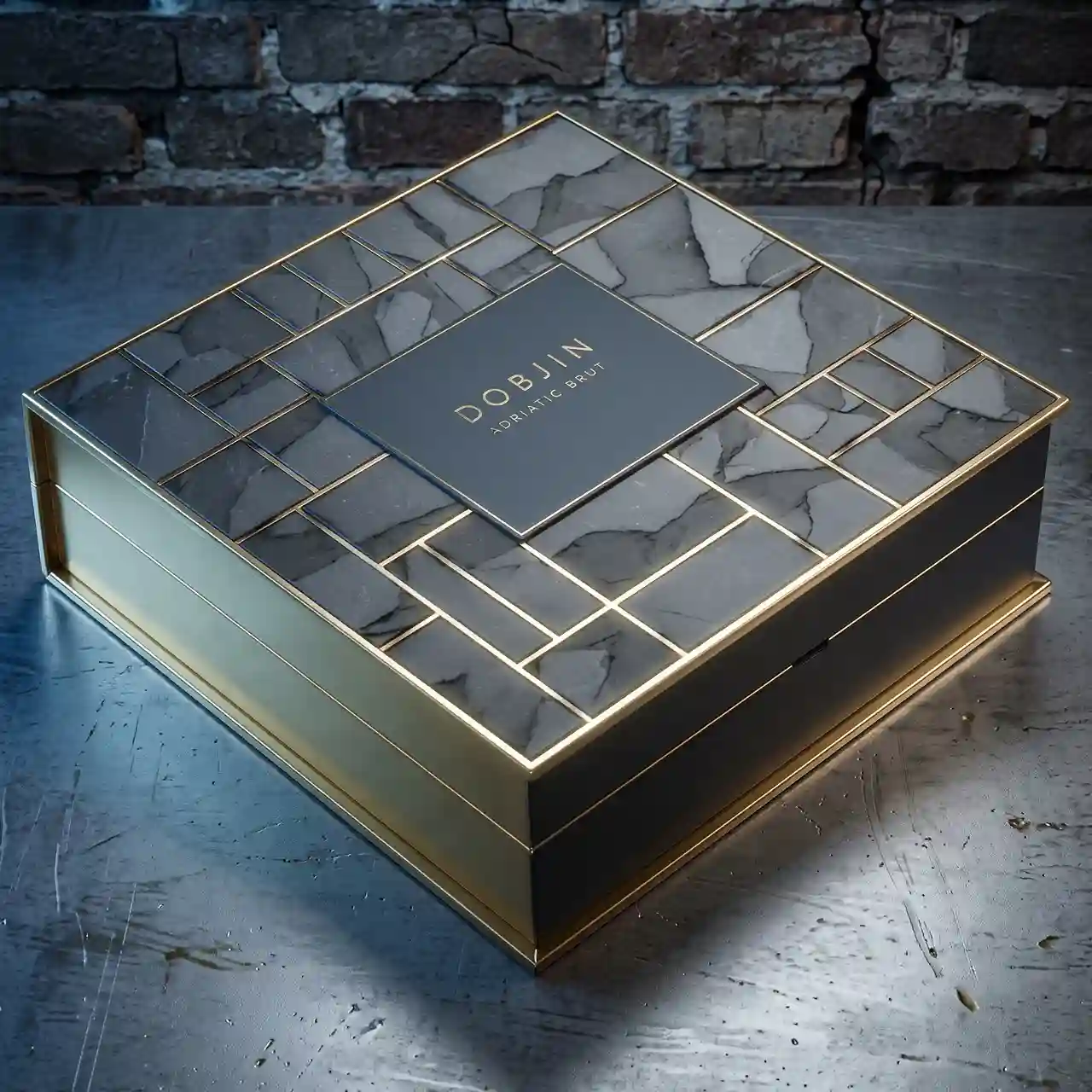 Custom gift box with lid from Horizons Packaging