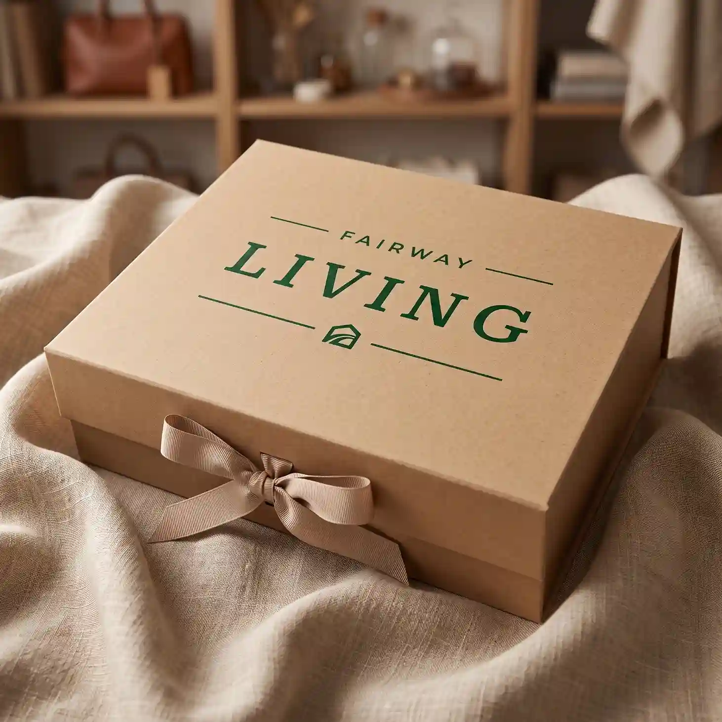 Custom kraft gift box from Horizons Packaging
