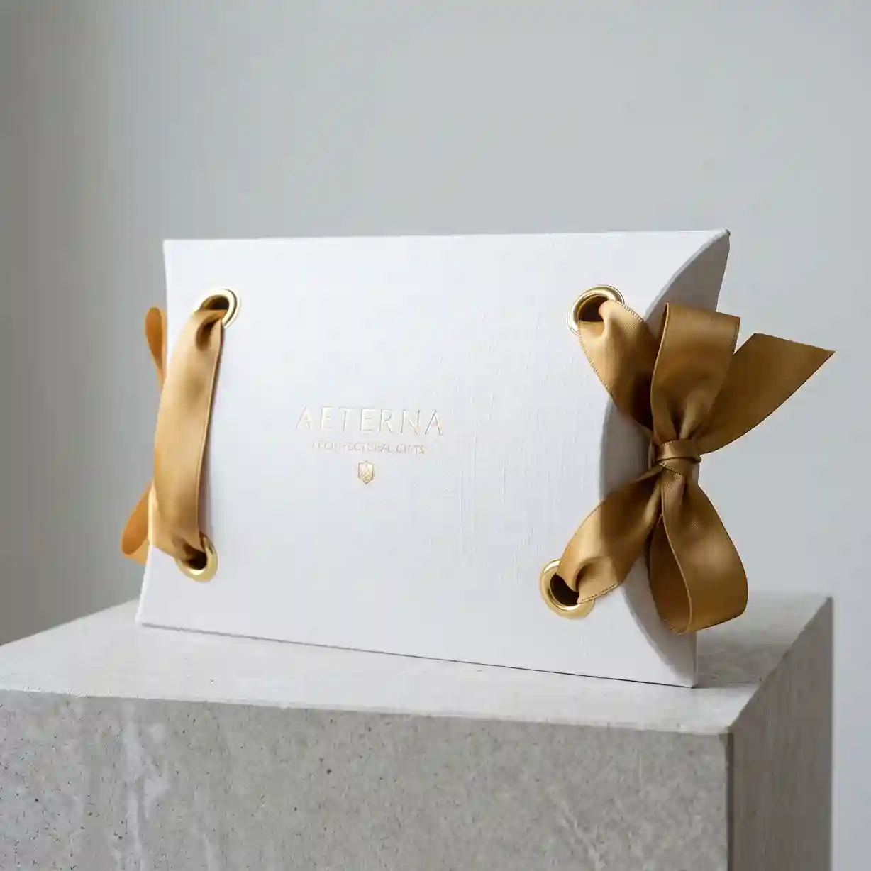 Custom pillow gift box from Horizons Packaging