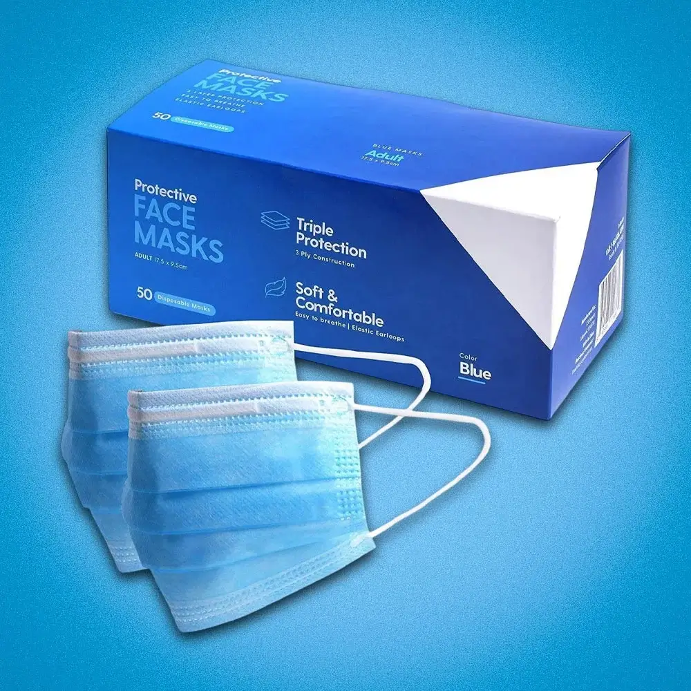 Custom mask box from Horizons Packaging