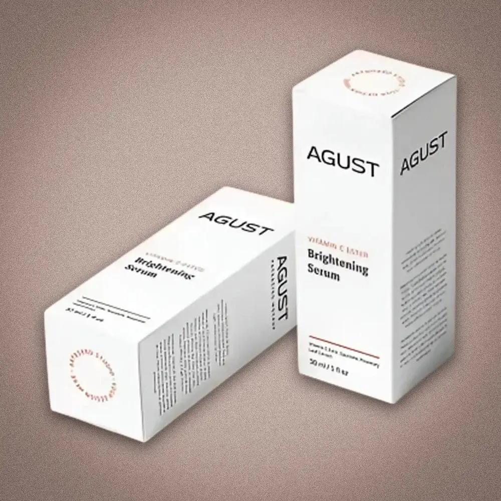 Custom serum box from Horizons Packaging