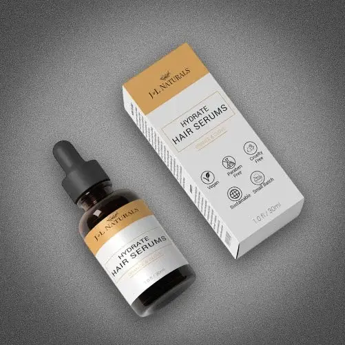 Custom serum box from Horizons Packaging