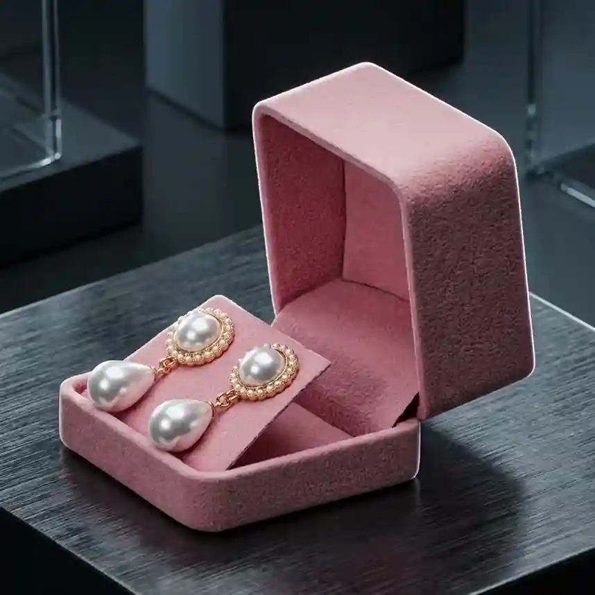 Custom earrings box from Horizons Packaging