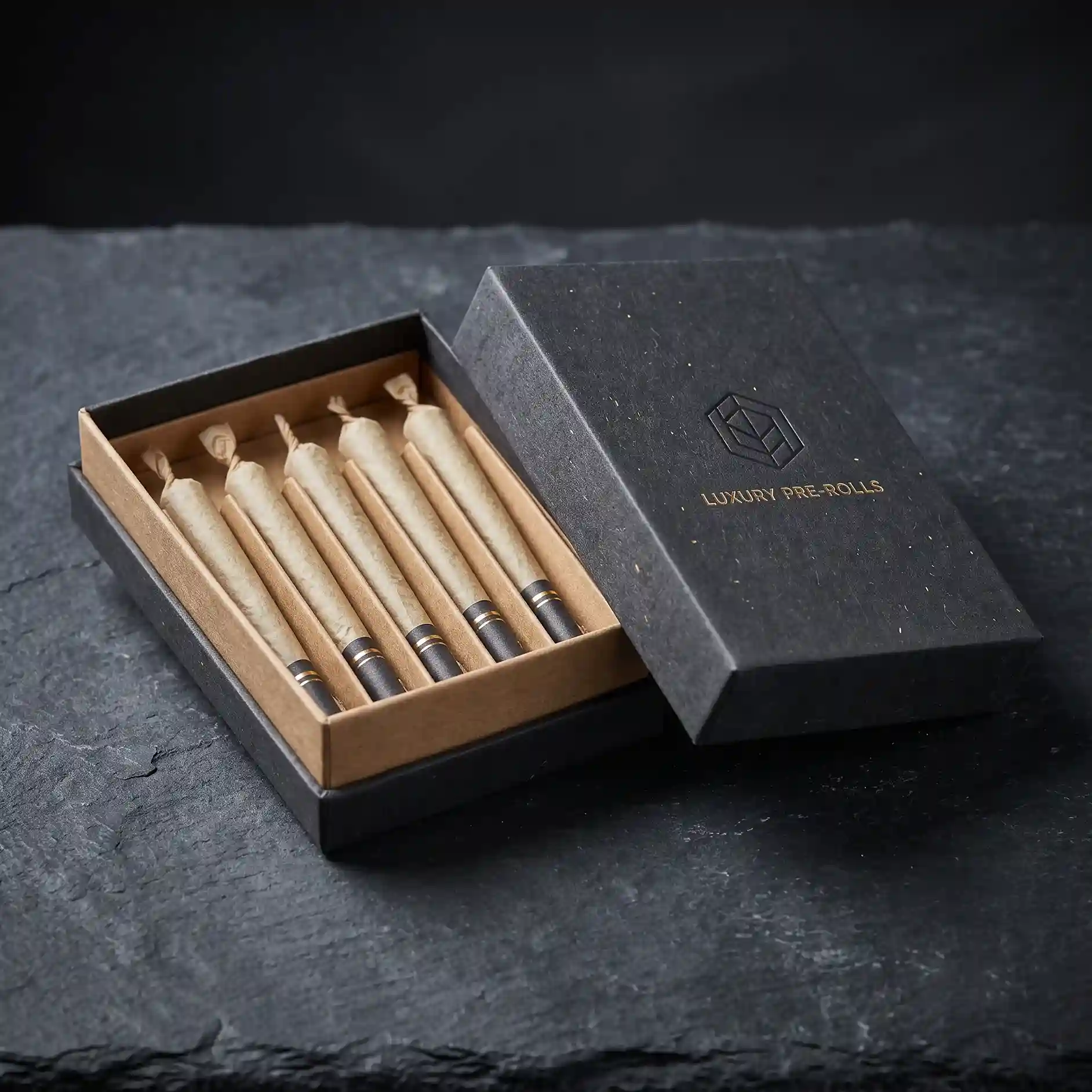 Custom 1g pre roll box from Horizons Packaging