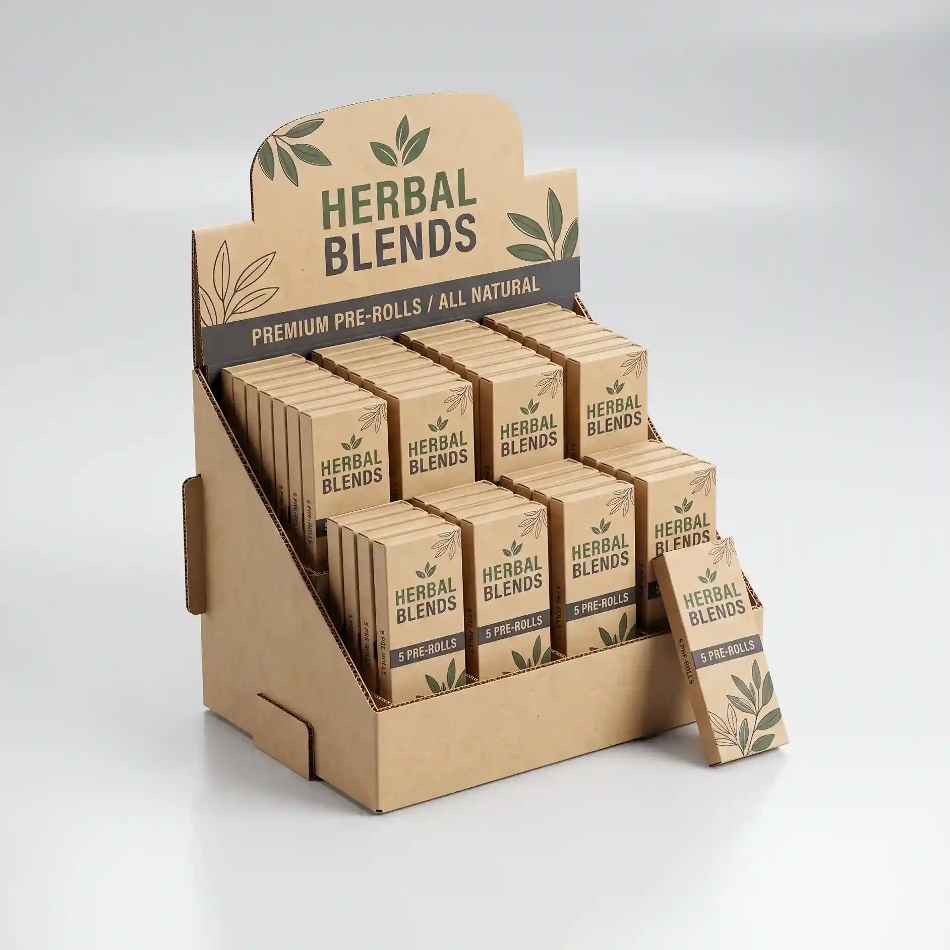 Custom 1g pre roll box from Horizons Packaging