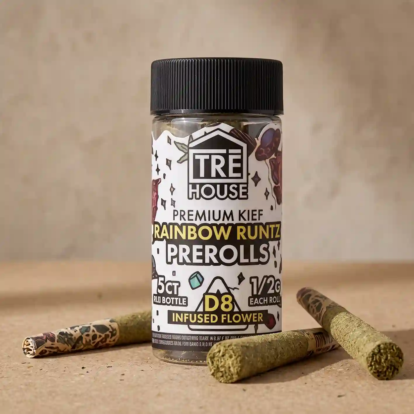 Custom delta 8 pre roll box from Horizons Packaging