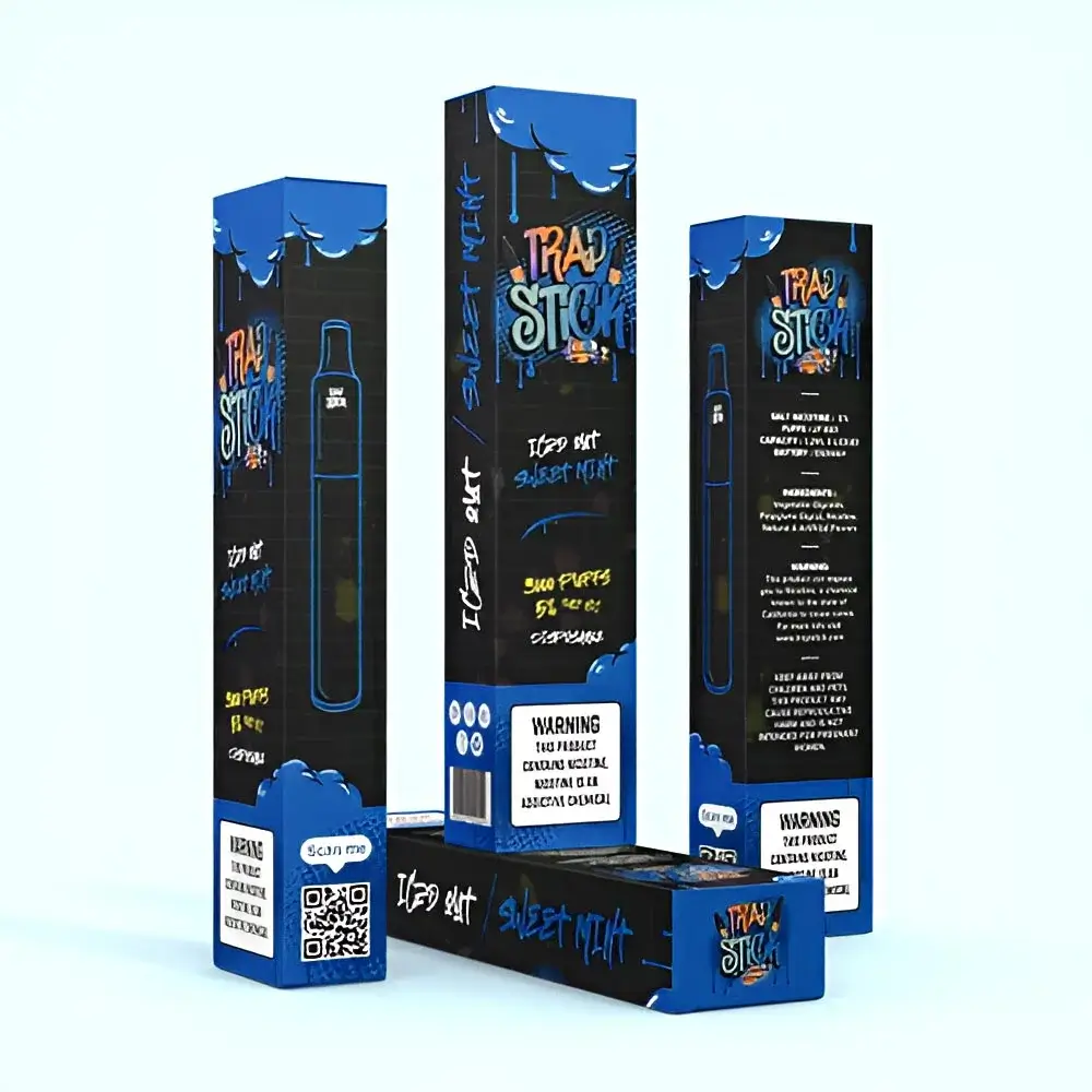 Disposable vape box from Horizons Packaging — compact shelf-ready packaging