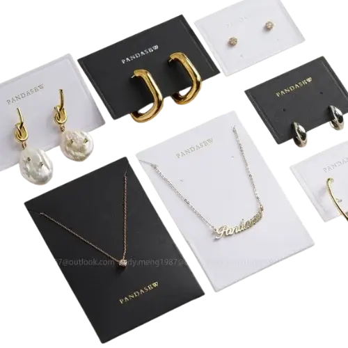 Necklace Card for displaying jewelry